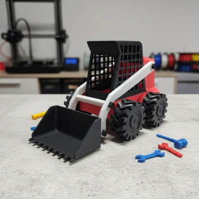 Xe xúc lật (In dễ - KHÔNG CẦN SUPPORT)