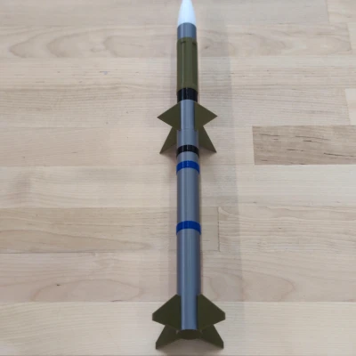 Mô Hình Tên Lửa AMRAAM Tỷ Lệ