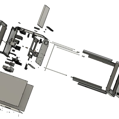 Mô hình CAD Elegoo Centauri Carbon (Đang hoàn thiện)