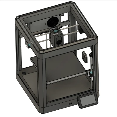 Mô hình CAD Elegoo Centauri Carbon (Đang hoàn thiện)