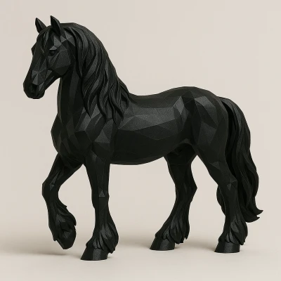 CF Horse - Ngựa Friesian