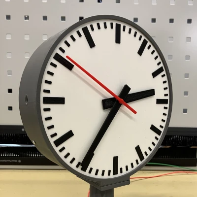 Đồng hồ Ga Tàu Thụy Sĩ 3D