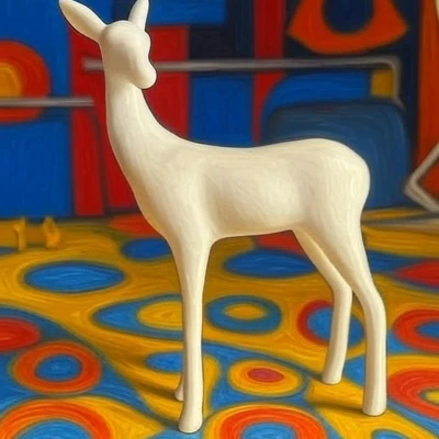 Mẫu Hươu Cái - Đồ Trang Trí Giáng Sinh