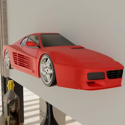 Ferrari Testarossa 512 TR Treo Tường
