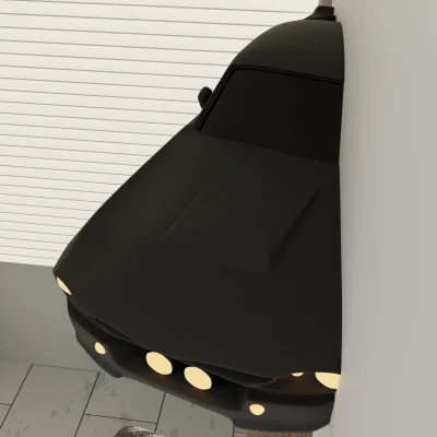 Mô hình xe Mustang Shelby GT500 treo tường