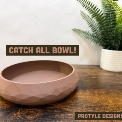 Tô Đựng Đồ / Đồ Trang Trí / Tô Ăn Vặt Low Poly Đa Năng