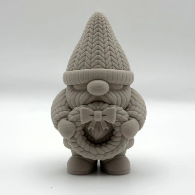 Ông Già Noel Vòng Hoa Len