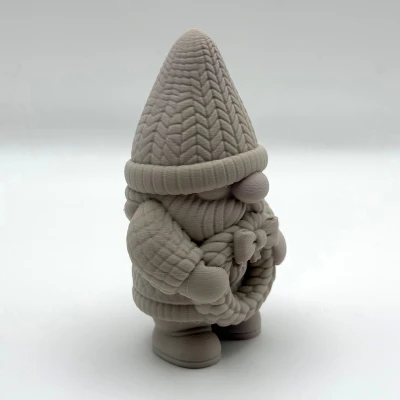 Ông Già Noel Vòng Hoa Len