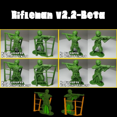 Lowpoly Armies - Lính bộ binh WW2 đứng bắn súng