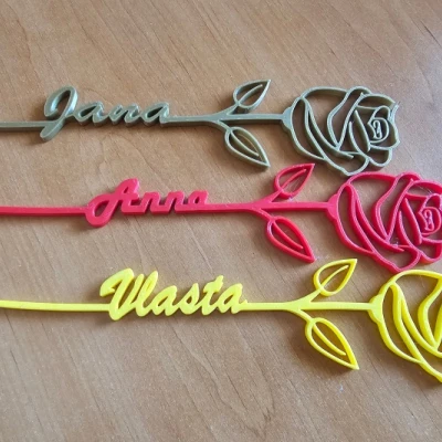 Hoa hồng có tên (Anna, Jana, Veronika, Vlasta, Petra, Niki, Lucie, Miriam)