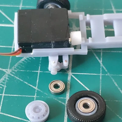 Khung gầm xe tải RC có động cơ, tỷ lệ 1/87