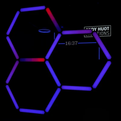 Khuôn Vẽ Họa Tiết Lưới Lục Giác Duality