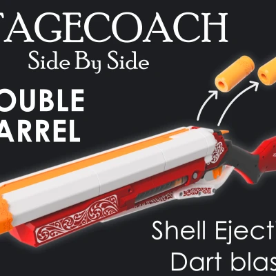 Súng Phóng Đạn Song Song Hai Nòng Kiểu Stagecoach