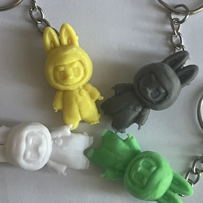 Móc Khóa Mini Labubu Nhỏ Xinh