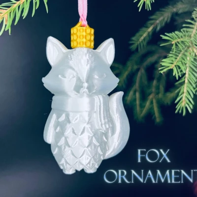 Trang trí cáo cho cây thông Noel - Bộ sưu tập 2025