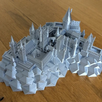 Lâu đài Hogwarts Harry Potter / Poudlard / Zweinsteins / Hogwarcie - Đa ngôn ngữ