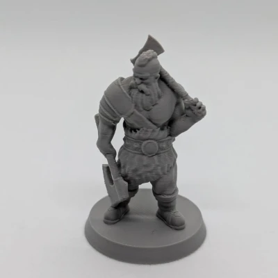 Chiến Binh Man Tộc FDM In Không Cần Support