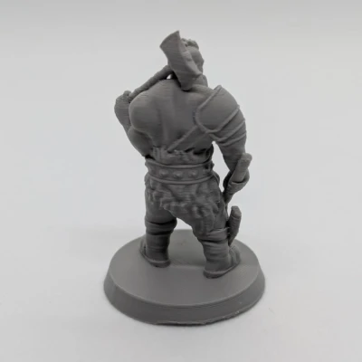 Chiến Binh Man Tộc FDM In Không Cần Support