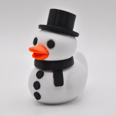 Vịt Người Tuyết - Mẫu In 3D Miễn Phí Hàng Tuần