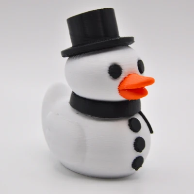 Vịt Người Tuyết - Mẫu In 3D Miễn Phí Hàng Tuần