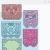 Mẫu Papel Picado cho Lễ Dia De Los Muertos (Ngày của Người Chết) - Thumbnail 3