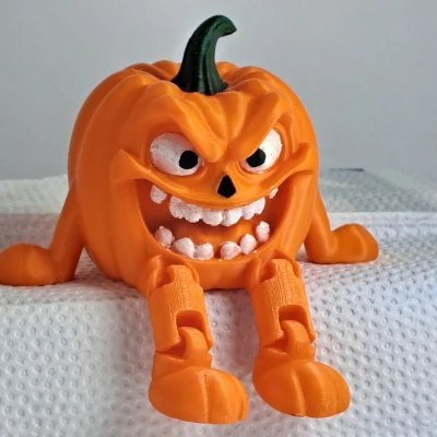 Bí Ngô Khớp Nối - Bạn Thân Dễ Thương Dẻo Quẹo Mùa Halloween