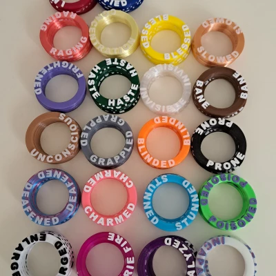 Bộ Nhẫn Trạng Thái, Hiệu Ứng cho Dungeons & Dragons 5E và Pathfinder 2E