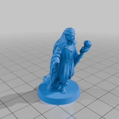 Pháp Sư Elf FDM In Không Cần Support