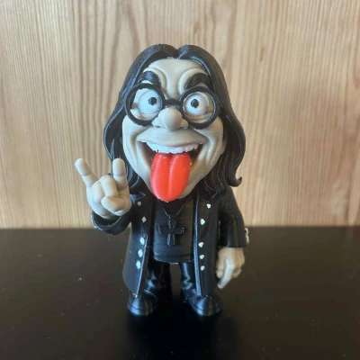 Tượng Ozzy Osbourne Phiên Bản Hoạt Hình 3D