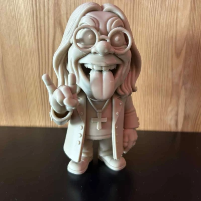 Tượng Ozzy Osbourne Phiên Bản Hoạt Hình 3D