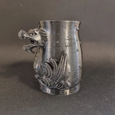 Bình Rồng Đen Tinh Xảo