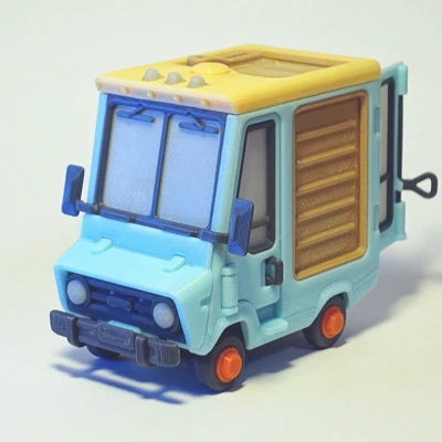 Xe Van Heo Tiết Kiệm Lắp Ráp 3D