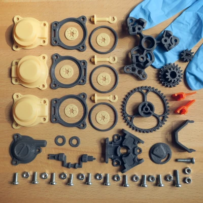 Động cơ Vòng xoay chạy bằng Bong bóng