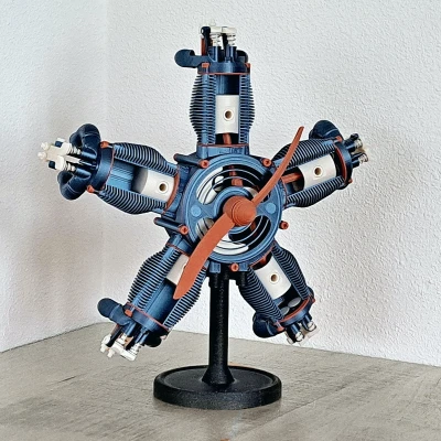 Mô hình Động cơ Radial 5 Xi-lanh