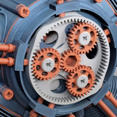 Mô hình Động cơ Radial 5 Xi-lanh