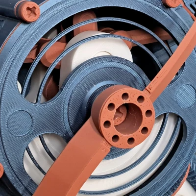 Mô hình Động cơ Radial 5 Xi-lanh