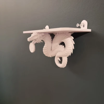 Kệ Rồng Trang Trí Tường - Mẫu Kệ Độc Đáo