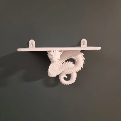 Kệ Rồng Trang Trí Tường - Mẫu Kệ Độc Đáo