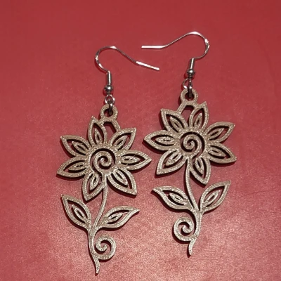 Bông Tai - 019 - Dễ In