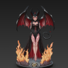 Nữ Hoàng Địa Ngục - Mô Hình Demon Girl Fantasy Tăm Tối In 3D - Thumbnail 2
