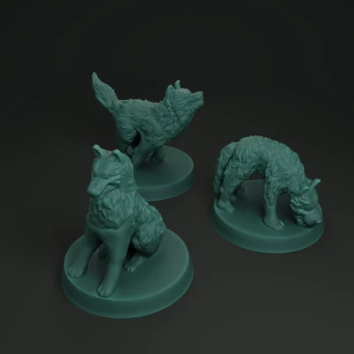 Mô Hình Sói FDM Không Cần Support