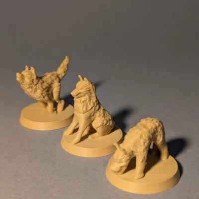 Mô Hình Sói FDM Không Cần Support