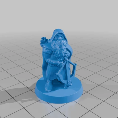 Thợ Săn Người Lùn In FDM Không Cần Support