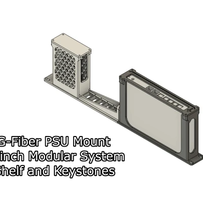 Giá đỡ Rack Module 19 inch cho UCG-Fiber PSU