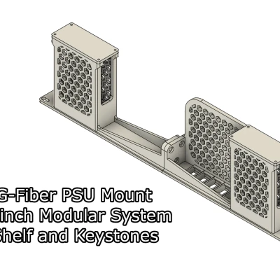 Giá đỡ Rack Module 19 inch cho UCG-Fiber PSU