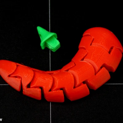 Móc khóa Ớt Chuông dẻo