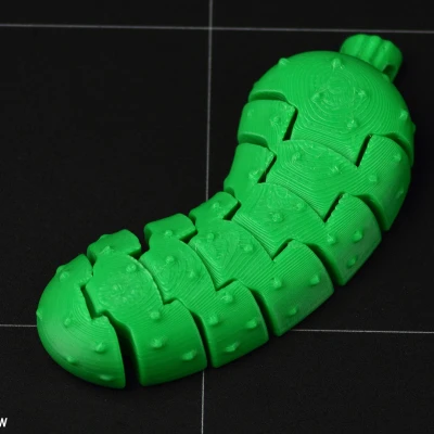 Móc Khóa Dưa Leo Dẻo