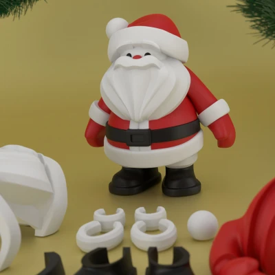 Chế tạo Ông Già Noel Giáng Sinh - Phiên bản đứng