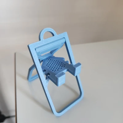 Móc Khóa Giá Đỡ Điện Thoại Gấp