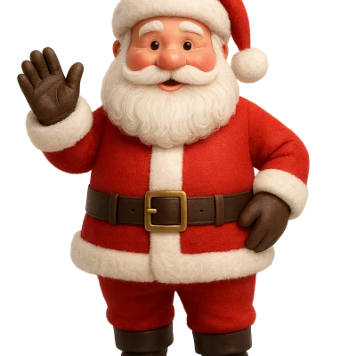 Ông Già Noel - Mô Hình Trang Trí Giáng Sinh Vui Tươi